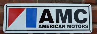 Amc Sign Amx Gremlin Javelin American Motors Parts Pacer Garage Mechanic 10day