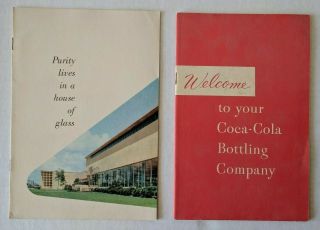 1960 Coca - Cola Employee Orientation Books - Coke Bottling Company
