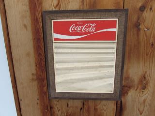 Vintage Coca Cola Reader Board 18 " X 16 "