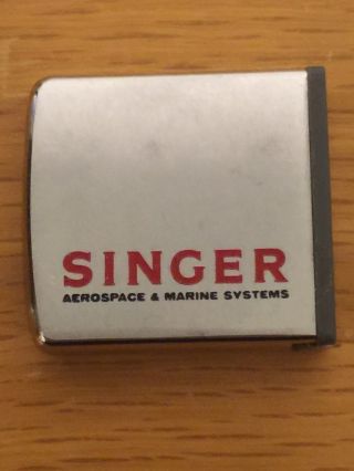 Zippo Tape Measure " Singer " Aerospace & Marine Systems,  78 Inch Tape