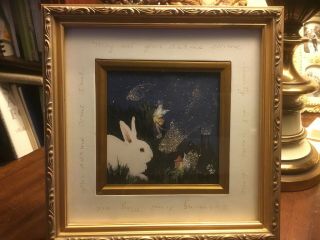 Carla Marshall - Watercolor Artist - Lentil Beans - White Bunny Rabbit & Fairies -