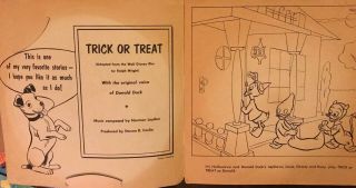 Walt Disney ' s Trick or Treat with Donald Duck - Two 78 rpm Records - 6 in 1 Reco 3
