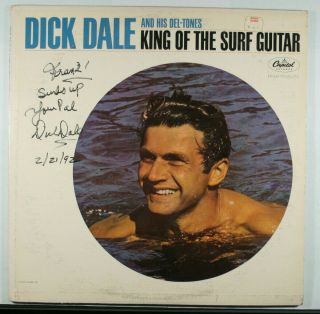 Dick Dale King Of The Surf Guitar Signed/autographed Mono Vinyl Album