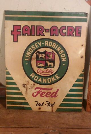 Fair Acres Lindsey Robinson Quality Test Feed.  Roanoke Virginia.  Farm A M - 8 - 57
