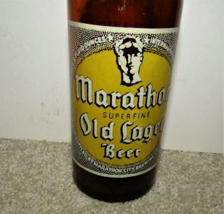Marathon Old Lager Beer 8 Oz 1940 