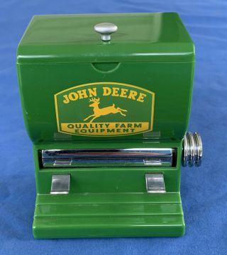 2003 John Deere Green Toothpick Dispenser Quality Farm Equipment Metal & Plastic