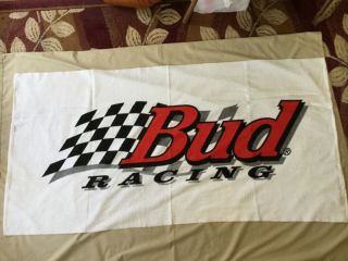Budweiser Racing Beach/bath Towel 30” X 60”