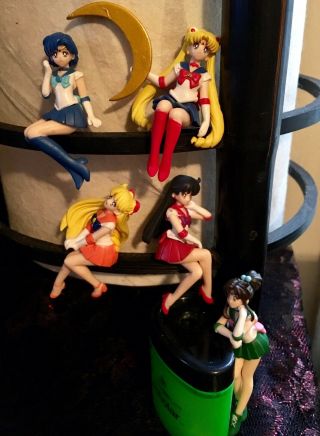 Bandai Sailor Moon Desktop Mini Figures Set Of 5