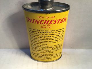 Vintage Winchester Oil Can handy oiler Lead Top oz Gun 4 rare tin Wards Browning 4