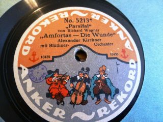 1915 Alexander Kirchner Tenor Berlin Parsifal Amfortas Die Wunde/ Nur Eine Waffe