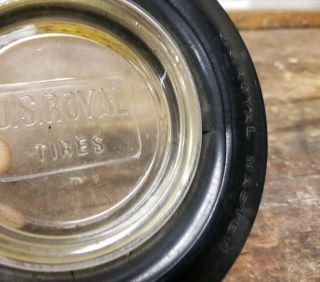 Vintage US Royals Advertising Tire Ashtray 6