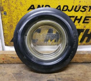 Vintage US Royals Advertising Tire Ashtray 7