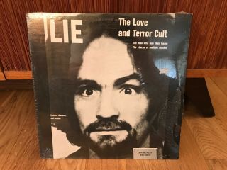 Charles Manson - Lie: The Love And Terror Cult Lp Awareness 1987