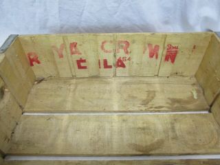 Vintage RC Royal Crown Cola Wood Soda/ Pop Crate - Red Lettering coke pepsi 2 6
