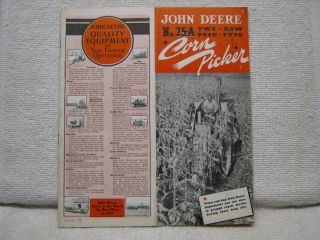 Antique John Deere Tractor Co 1940 Corn Picker Brochure