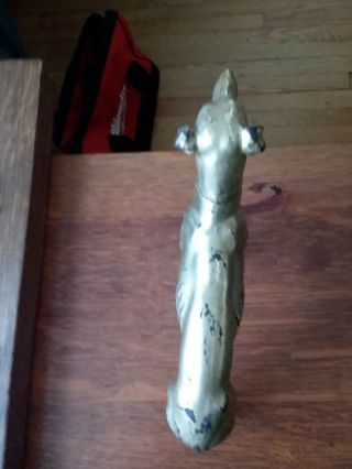 Metal Greyhound,  Whippet,  7.  5 " Long,  6.  5 " High.