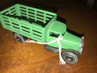 Dinky Toys 25F,  1940 ' s Gardeners Stake Truck,  repainted 2