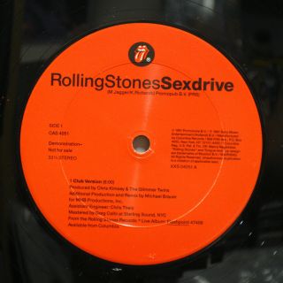 The ROLLING STONES Sexdrive 1991 US Promo Only REMIXES 12 