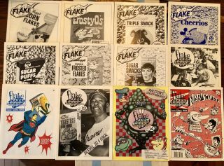 Flake Cereal Box Collecting Zine Scott Bruce