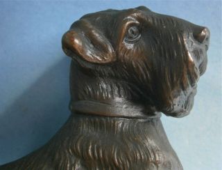Vintage Metal Scottie Dog Figurine from the Early 1900 ' s 2