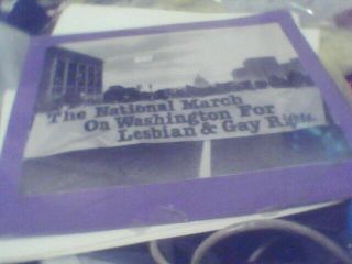 The National March On Washington For Lesbian,  Gay Rights - Record 1979