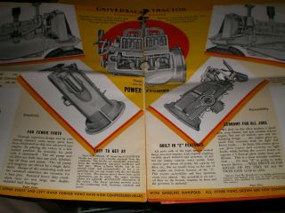 1940s Unique Universal Z Tractors Minneapolis Moline Tractor Booklet Brochure 4