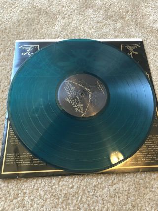 Autographed Mastodon Leviathan Vinyl Turquoise Translucent OOP Limited To 500 2