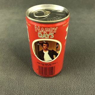 Happy Days Fonzi Nehi Red Vintage 1978 Steel Pop Top Can Bottom Drained
