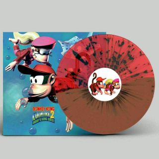 Donkey Kong Country 2 Soundtrack Red Brown Split Splatter Vinyl /300