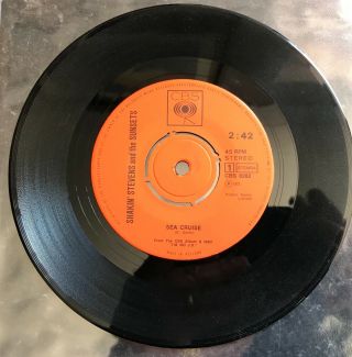 Shakin’ Stevens And The Sunsets 7” Vinyl Single SEA CRUISE CBS HOLLAND 1972 P/S 6