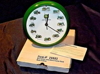 John Deere Wall/desk Clock Collector 