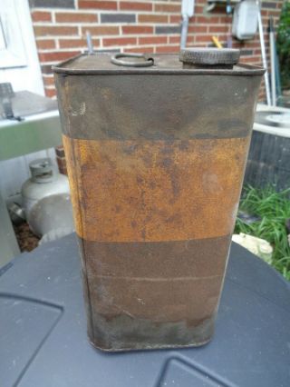 Vintage SUNOCO Motor Oil Can 2 gallons empty 3