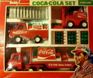 Vintage 1976 Buddy L Coca - Cola Set 4973d From Usa,  Made In Japan
