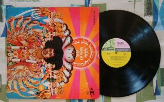 The Jimi Hendrix Experience Lp Axis: Bold As Love 1968 Psych Tri - Color Label