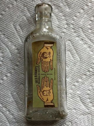 Dr.  D.  B.  Hand’s Remedies For Children,  Medicine Bottle,  Philadelphia,  Pa