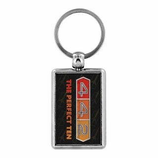 442 The Perfect Ten Oldsmobile Collectible Keychain Rare Double Sided | Olds 4 - 4 2
