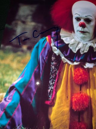 Tim Curry Signed 8.  5x11 It The Rocky Horror Picture Show Autograph W/coa 2