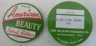 American Beauty Inked Ribbon Typewriter Ribbon Tin