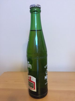 1960’s Rare Vintage Mountain Dew Bottle Without Moon,  10 Oz. 2