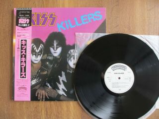 Kiss - Killers Promo Lp Japan 1982 28s - 58 Vinyl Record Nm Wlp Rare