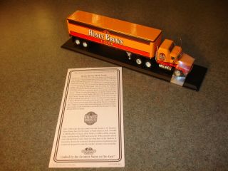 Collectible Matchbox Honey Brown Lager Mack Toy Tractor Trailer 18 Wheeler Truck