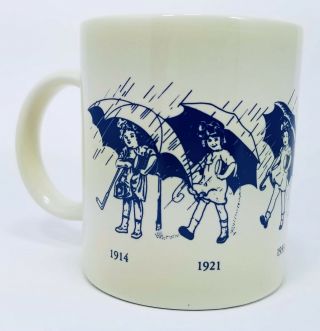 Unique Morton Salt Girl Throughout The Years Coffee Mug Cup