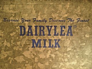 Vintage Dairylea Milk Galvanized Front Porch Milk Man Box Dairy Crate 2