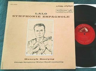 Szeryng - Lalo Symphonie Espagnole Audiophile Lp Rca Victor Living Stereo Vg,