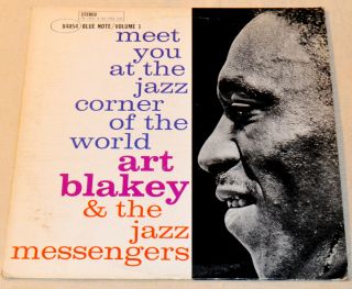 Art Blakey 1961 Meet You At The Jazz Corner Of The World Vol.  1 1966 Repress Vg,