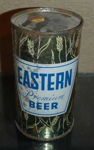 1950s Bottom Opened Eastern Flat Top Beer Can Atlas Brewing Chicago Illinois