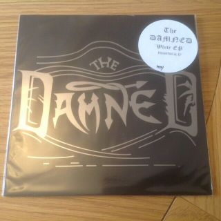 The Damned White Ep Black Album Promo Rare White Vinyl 7 " Ps Ltd 666 Punk