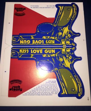 1977 Kiss LOVE GUN 7057 - 7 Vinyl LP STERLING 1rst Pressing w/Gun Insert VG,  /VG, 6