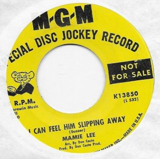 Mamie Lee " I Can Feel Him Slipping Away " Mgm 13850 Northern Soul Promo 7 " 45