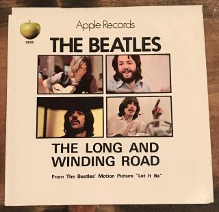 Beatles “the Long And Winding Road” 45,  Ps | Apple 2832 Scranton Press | 1970